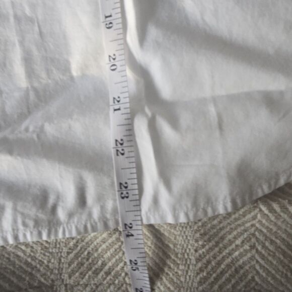 Madewell Embroidered Poplin Balloon-Sleeve Top Women White Cotton Small - Picture 9 of 11